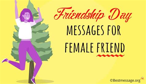 Cute Friendship Day Wishes Messages for Female Friend