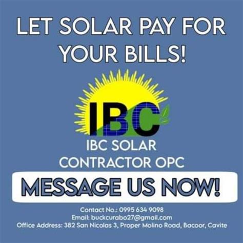 IBC Solar Contractor OPC Online Shop Shopee Philippines