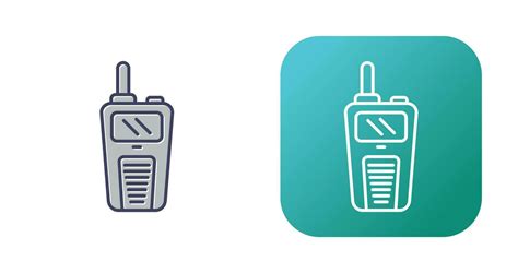 Walkie Talkie Vector Icon Vector Art At Vecteezy