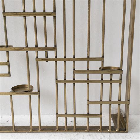 Brass Lattice Wall Candle Holder