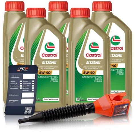 X L Liter Castrol Edge W Motor L Motoren L Ebay