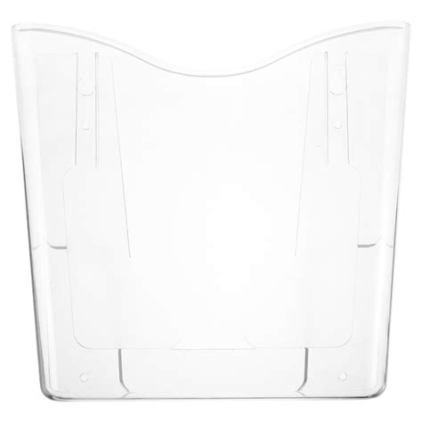 LYTMENT Clear Acrylic Wall Mount Paper Holder Magazine Rack Transparent