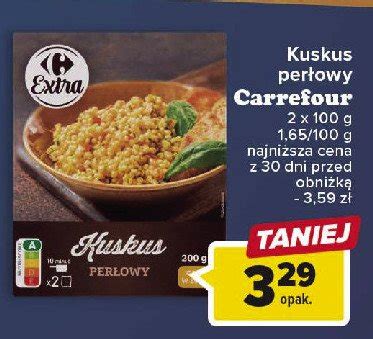 Kuskus perłowy Carrefour extra cena promocje opinie sklep