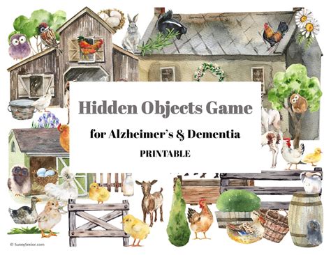 4 Printable Brain Games For Dementia Etsy