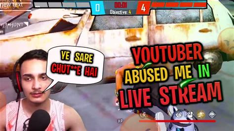 Big Youtuber Abused🤬 Me And My Teammates In Live😠 Funny Clash Squad