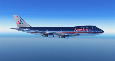 American Airlines New Livery 747