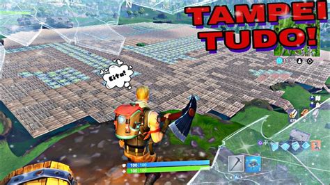 Tampando A Cratera Empoeirada Do Fortnite Youtube