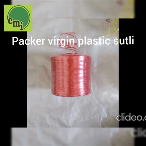 New Packer Plastic Twine Plastic Sutli Virgin For Manual