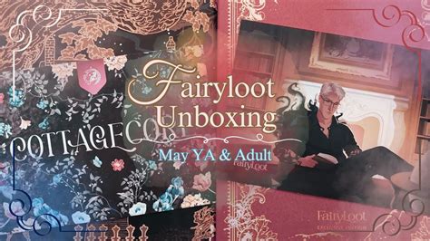 Fairyloot Unboxing May 2024 YA Adult Fantasy Books YouTube