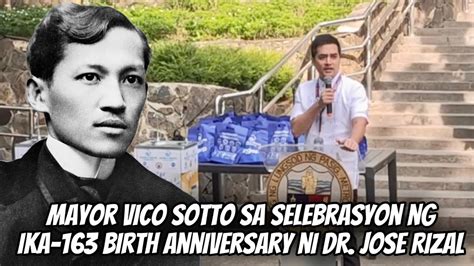 MAYOR VICO SOTTO SA SELEBRASYON NG ANIBERSARYO NG KAARAWAN NI GAT JOSE