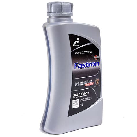 Pertamina Engine Oil Fastron Platinum Racingsae 10w 60 1l Italian