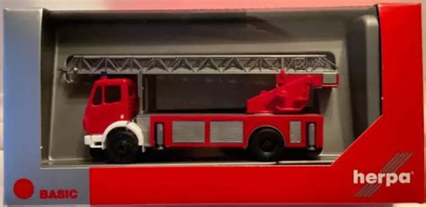 HERPA 094108 MB SK 88 DLK 23 12 Metz Drehleiter Feuerwehr Neutral 1 87