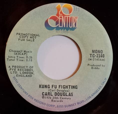 Carl Douglas Kung Fu Fighting 1974 Vinyl Discogs