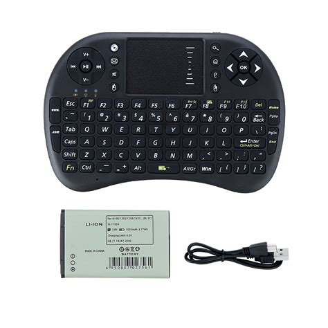 UKB 500 RF 2 4G Wireless English Mini Keyboard Touchpad Air Mouse