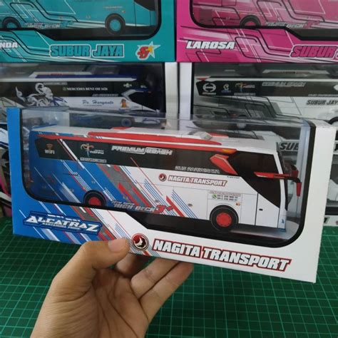 Jual Miniatus Bis Kertas Papercraft Bus Nagita Transport Tuan Muda