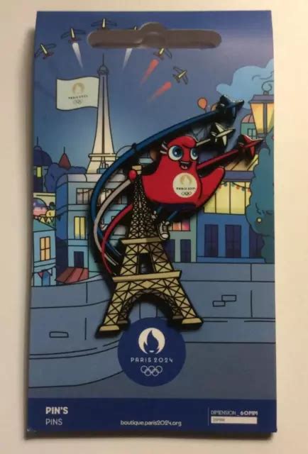 Pin S Jeux Olympiques Paris Neuf Tour Eiffel Patrouille De