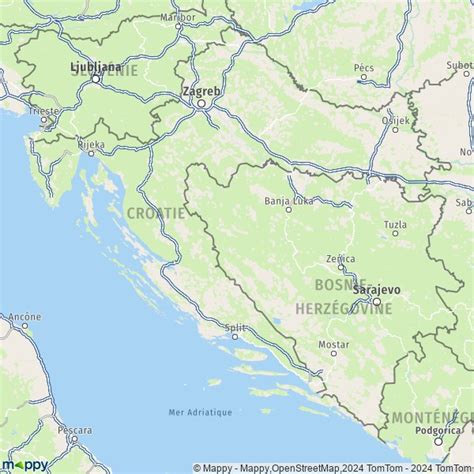 Carte Croatie Plan De Croatie Et Infos Pratiques Mappy