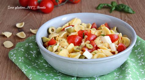 Insalata Di Orecchiette Con Provolone Pomodorini E Olive