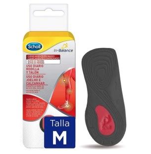 Comprar Scholl Plantilla Uso Diario Rodilla y Talón M In Balance 1 Par