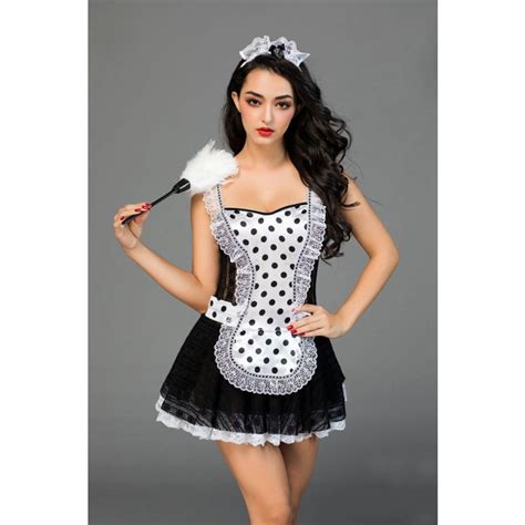 Tenue Soubrette Maid Servante Sensuel Pcs