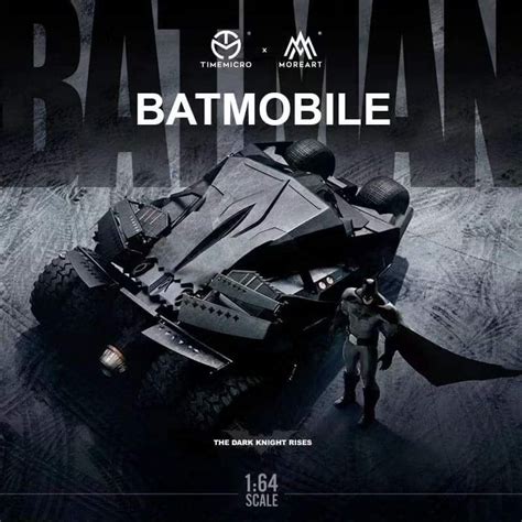 Batman Batmobile Tumbler Figure Included By Time Micro Miniature Toy Shop