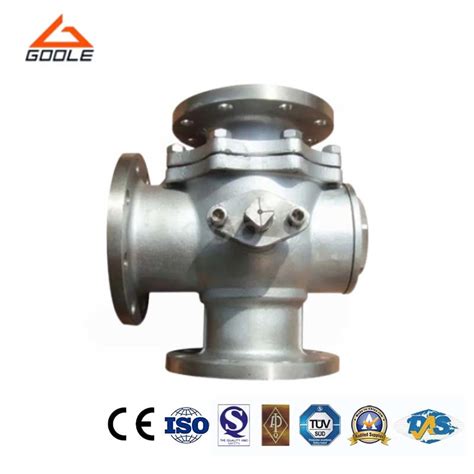 API Cast Steel Three Way Ball Valve With L Port T Port China Ball