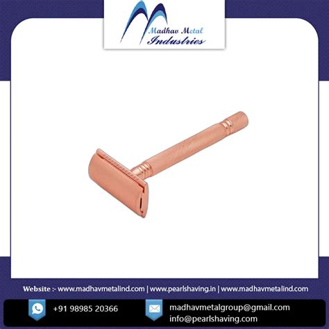 Best Selling Shaving Double Edge Safety Razor Ss Rose Gold Safety