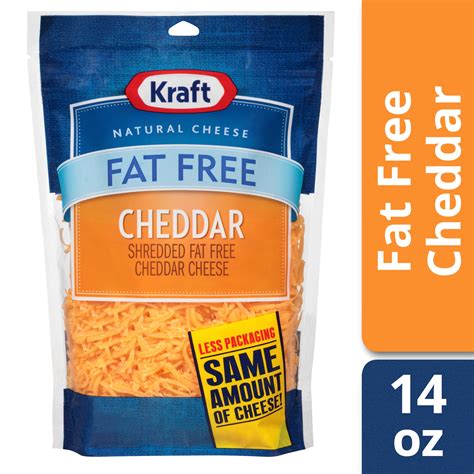 Kraft Fat Free Shredded Cheddar Cheese Nutrition - Bios Pics