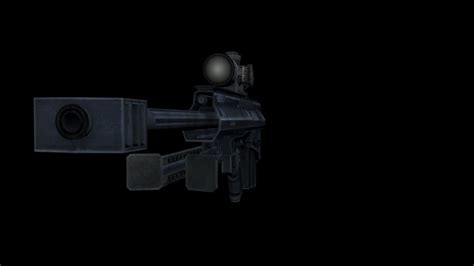 3D model Barrett XM500 Sniper Rifle VR / AR / low-poly | CGTrader