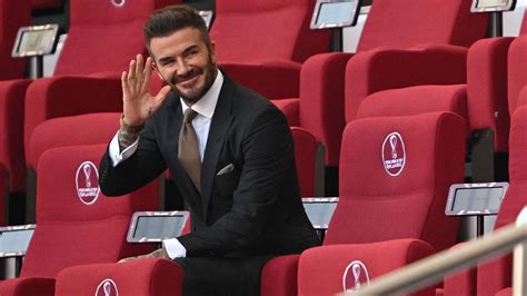 David Beckham supports England team at the World Cup amid Qatar ...