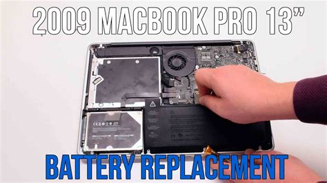 2009 Macbook Pro 13 A1278 Battery Replacement Youtube