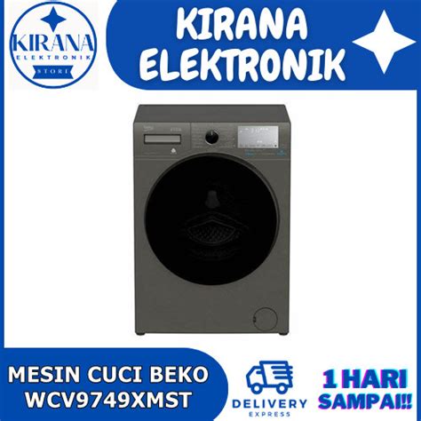 Jual Mesin Cuci Beko Front Loading Kg Inverter Wcv Xmst Wcv