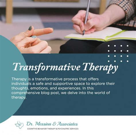 The Transformative Power Of Therapy Dr Messina And Associates