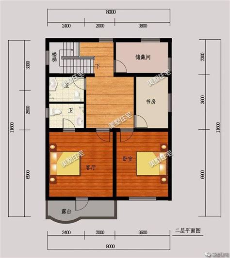 一百平方自建户型图农村自建100平方房屋图100平方米自建房图第15页大山谷图库