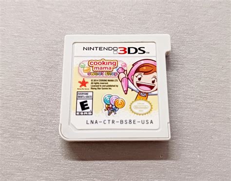 Nintendo 3ds Game Cooking Mama Sweet Shop Very Good Buya