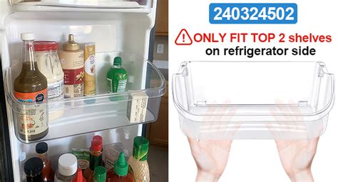 Amazon Pack Upgraded Refrigerator Door Bin Shelf