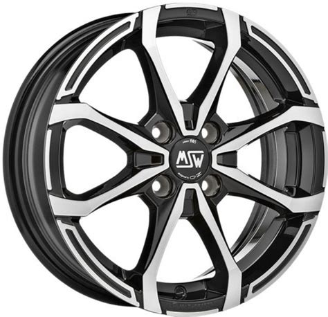 Buy MSW X4 Gloss Black Full Polished Alloy Wheels From Elite Autocare