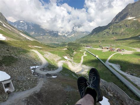 Klettern Direkt An Der Staumauer Vom Silvrettasee Im Montafon