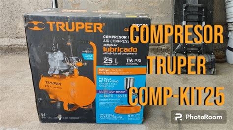 UNBOXING COMPRESOR TRUPER COMP KIT25 YouTube