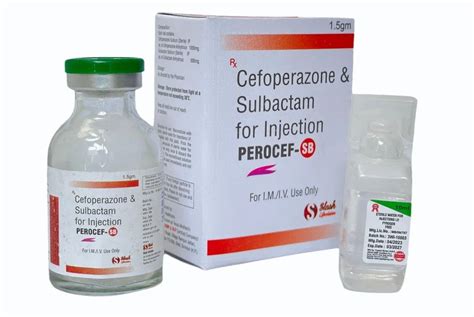 Perocef SB Allopathic Cefoperazone And Sulbactam For Injection