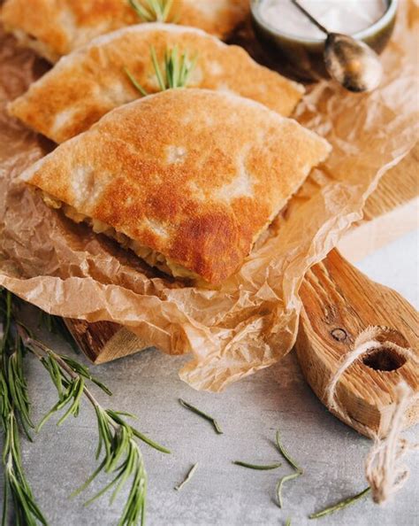 Deliciosas Tortas De Massa Filo Espinafre De Frango E Feta Closeup