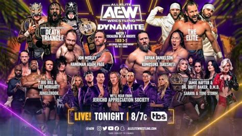 Aew Dynamite Escalera De La Muerte Adam Cole Returns Mjf Roasts Hot