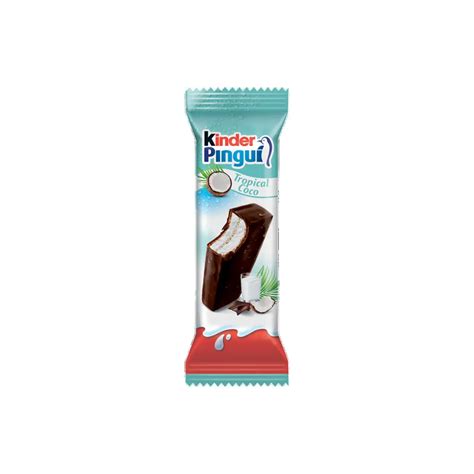 Kinder Pingui Coco csokoládéval bevont tejes és kókuszos krémmel