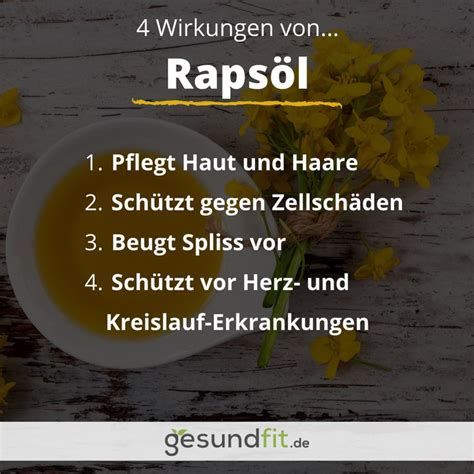 Raps L Wirkungen Tipps Zur Anwendung Des Gesunden Speise Ls