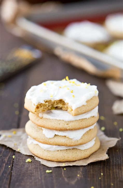 Lemon Sour Cream Sugar Cookies I Heart Eating