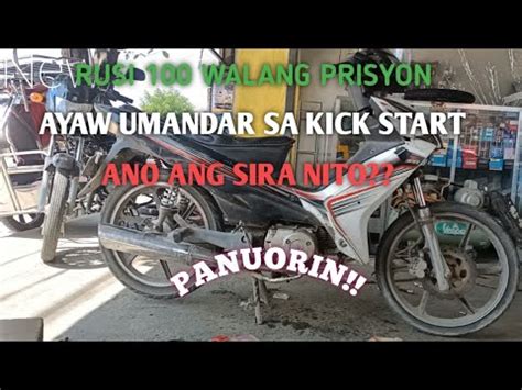 Rusi Walang Prisyon Ayaw Umandar Sa Kick Start Clutch Linning