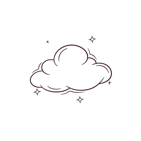 Hand Drawn Cloud. Doodle Vector Sketch Illustration 25679356 Vector Art ...