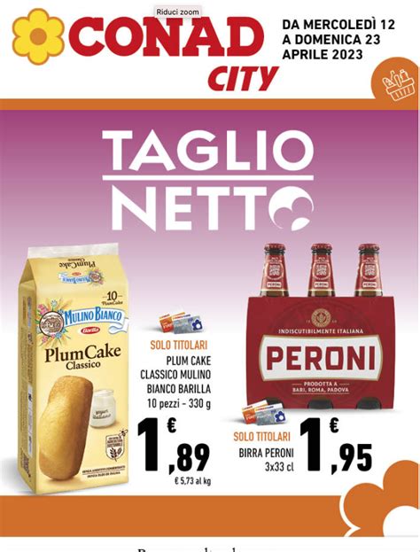 Conad City Volantino Taglio Netto COSENZA PRIME