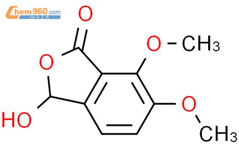 3 hydroxy 6 7 dimethoxy 3H 2 benzofuran 1 oneCAS号479 87 8 960化工网