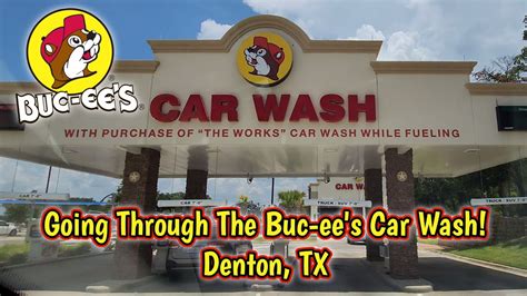 Going Through The Buc Ees Car Wash In Denton Tx Youtube